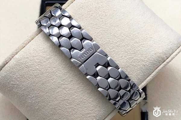 二手雷达精密陶瓷R20486103石英腕表表带展示