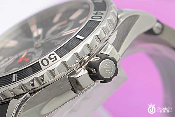 二手雅典表航海系列自动机械手表侧面细节