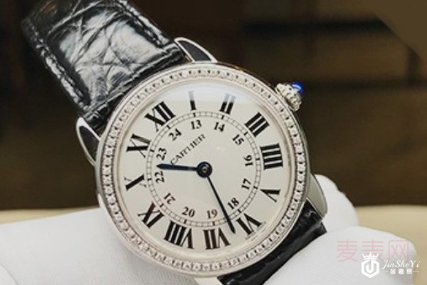 二手卡地亚伦敦SOLO系列镶钻自动机械表 二手卡地亚伦敦SOLO系列镶钻自动机械表