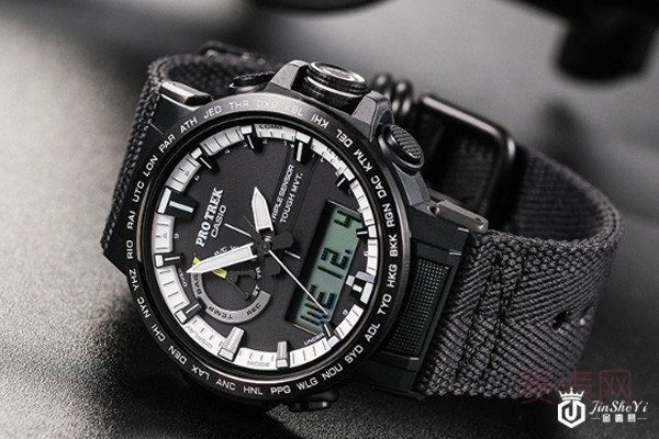 二手卡西欧户外太阳能多功能运动腕