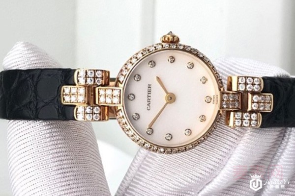 二手卡地亚后镶钻帕莎系列女士腕表