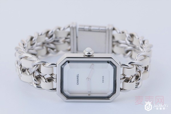 二手香奈儿PREMIER系列白金方糖石英女表