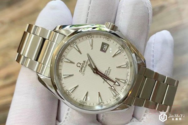 二手欧米茄海马系列精钢机械男士腕表