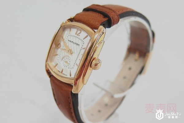 二手汉米尔顿美国经典系列卡其色计时腕表展示图
