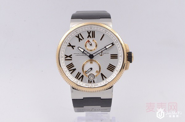 二手雅典航海1185-122-3手表