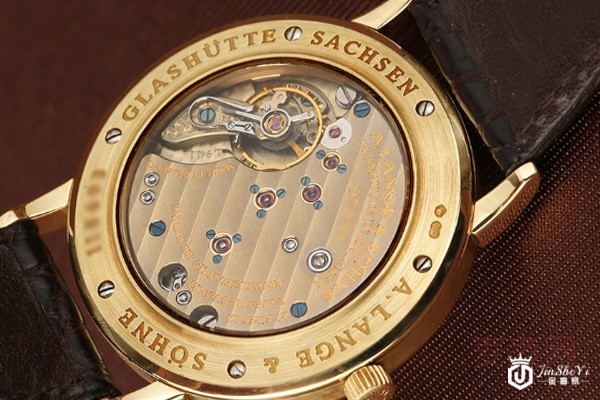 二手朗格1815系列手动机械腕表背透展示图