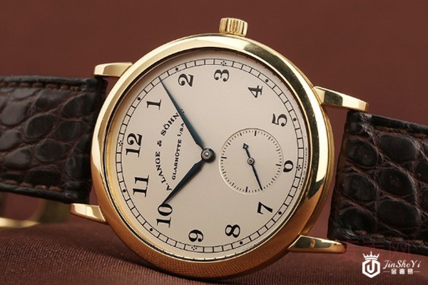 二手朗格1815系列玫瑰金手动机械腕表