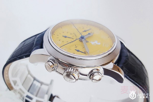 二手芝柏法拉利系列自动机械双追针计时男表