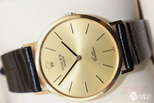 二手劳力士切利尼系列18k金自动机械腕表