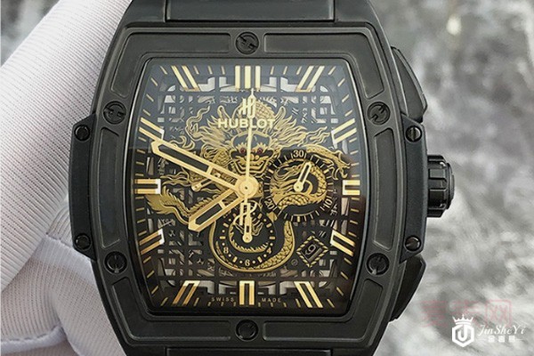 二手宇舶王者至尊系列陶瓷黑面计时机械腕表