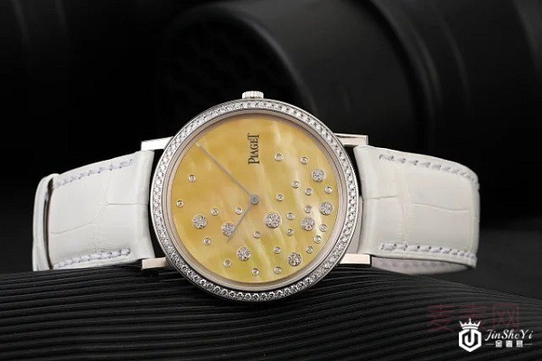 二手伯爵白金贝母面手动机械表