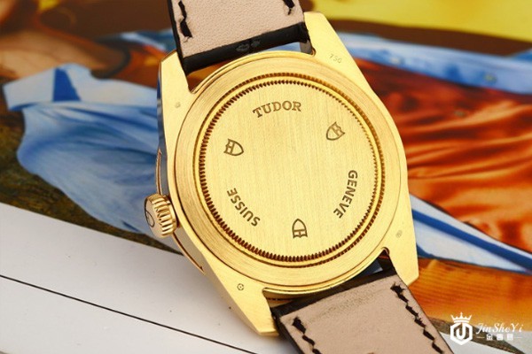 二手帝舵骏钰系列自动机械男表表背图