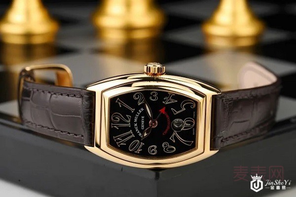 二手法穆兰18K黄金8002 L SC机械女表 