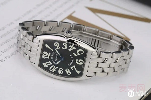 二手法穆兰精钢1752 QZ石英女表 