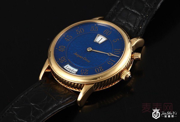 二手雅克德罗黄金自动机械腕表