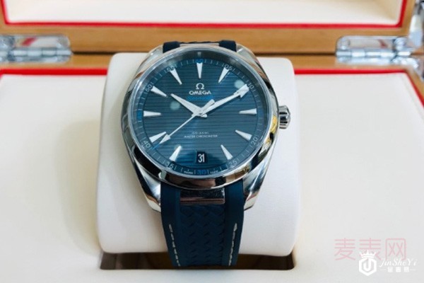 二手欧米茄海马系列防磁自动机械腕表展示图