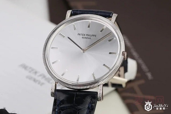 二手百达翡丽18K白金机械古典表