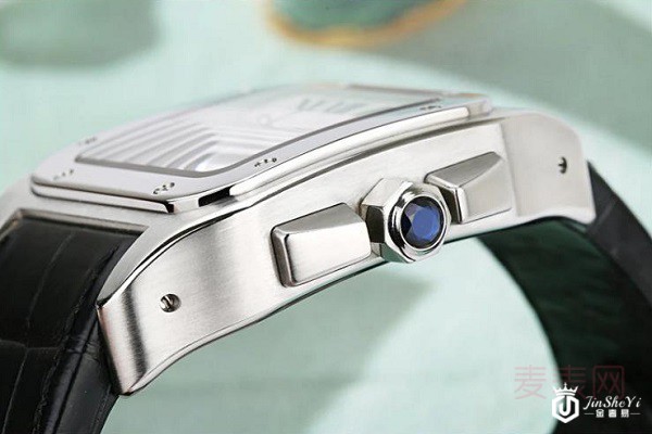 二手卡地亚山度士W20090X8手表侧面图