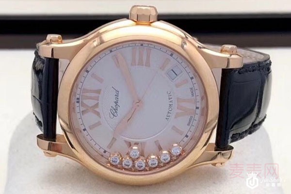 萧邦名牌的玫瑰金表二手回收价格