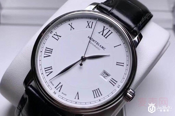 二手万宝龙经典白盘自动机械腕表
