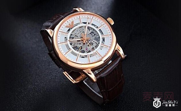 二手阿玛尼商务时尚全自动机械男士手表图