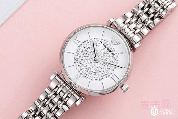 二手阿玛尼满天星简约时尚休闲手表图