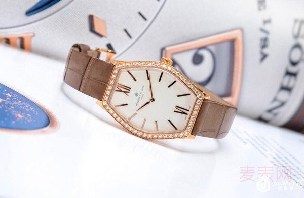 二手江诗丹顿马耳他系列5N粉红金镶钻石英手表图