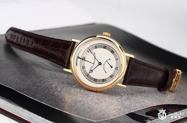 二手宝玑经典系列18K黄金自动机械计时男表5207BA图