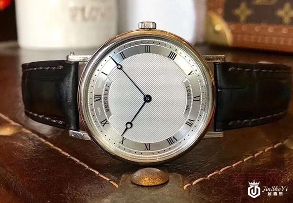 二手宝玑经典系列自动机械18k白金男表图