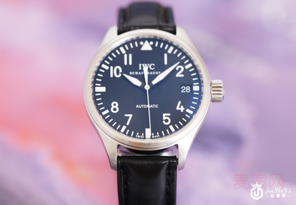 二手万国表飞行员系列日期显示功能自动机械女士手表图