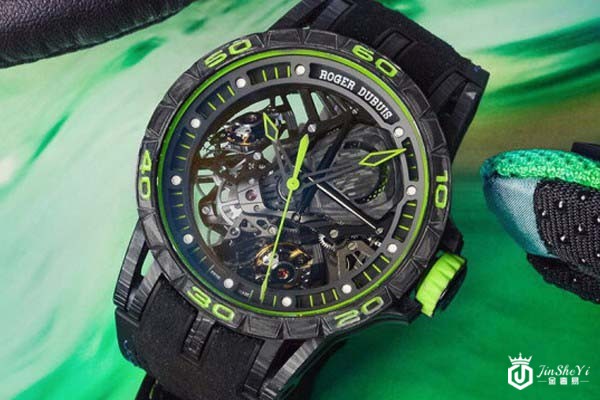 二手95新罗杰杜彼EXCALIBUR SPIDER系列RDDBEX0653手表侧面展示