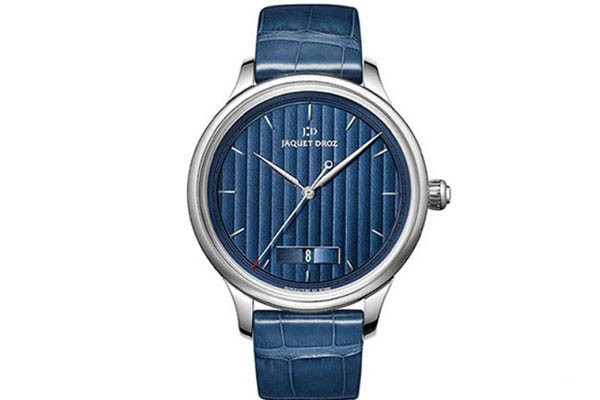 雅克德罗星辰系列J017510241蓝盘背透手表实拍 雅克德罗星辰系列J017510241蓝盘背透手表实拍