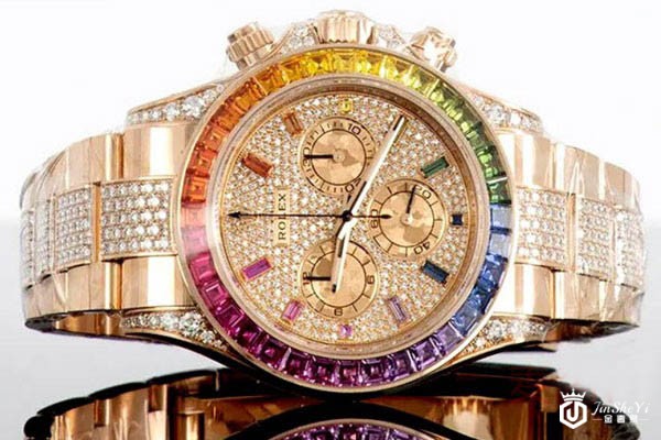 劳力士迪通拿系列彩虹圈116595RBOW腕表展示 劳力士迪通拿系列彩虹圈116595RBOW腕表展示