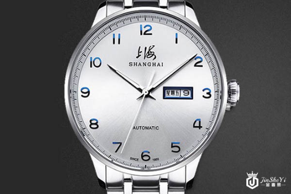 上海男士经典商务透底自动机械手表表盘展示图