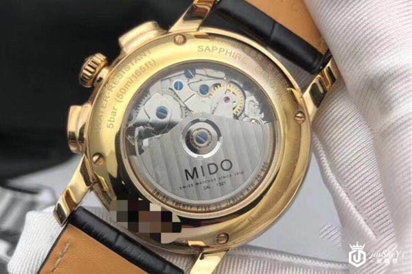 美度贝伦赛丽系列M8607.3.M1.42腕表底部展示图 美度贝伦赛丽系列M8607.3.M1.42腕表底部展示图