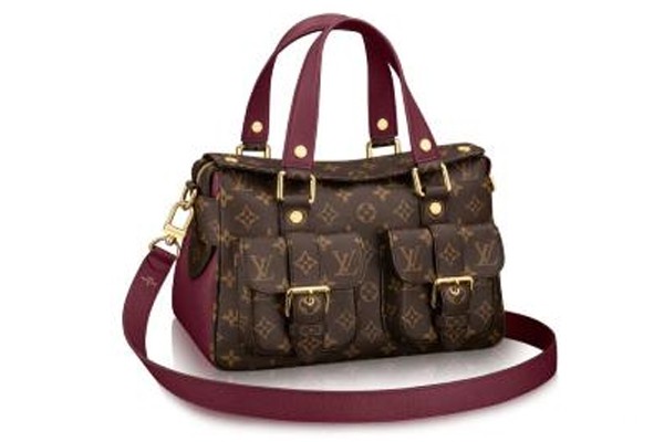  LV邮差包紫色小牛皮