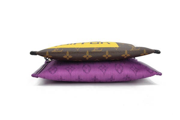 LV FLAT老花帆布邮差包M44641展示图 LV FLAT老花帆布邮差包M44641展示图