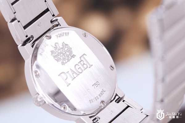 伯爵POLO系列陨石面镶钻石英女士手表