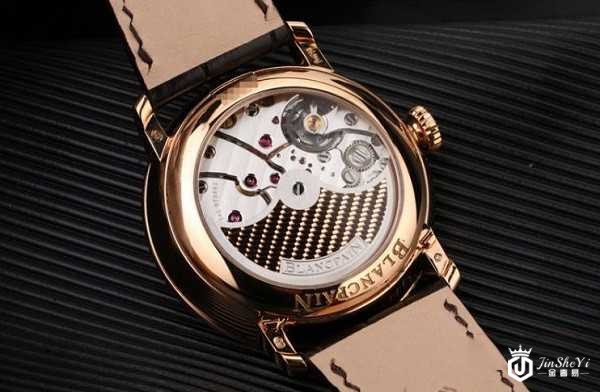 二手宝珀6637-3631-55B自动机械表背面图