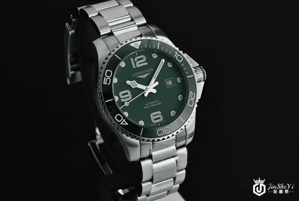 二手浪琴康卡斯系列潜水手表绿色图