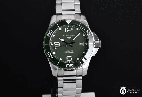 二手浪琴康卡斯系列潜水手表绿色图