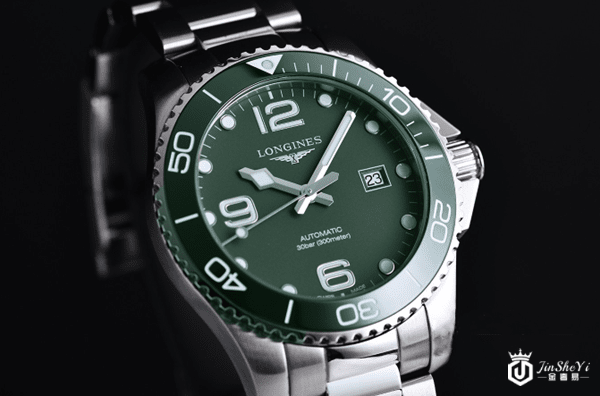 二手浪琴康卡斯系列潜水手表绿色图