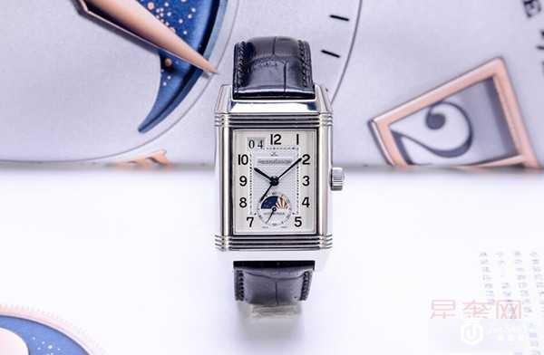 二手积家Q3038420翻转腕表系列双时区日期显示大日历自动机械手表图