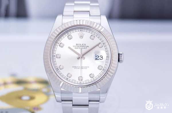 二手劳力士日志型系列自动机械男士手表 116334图