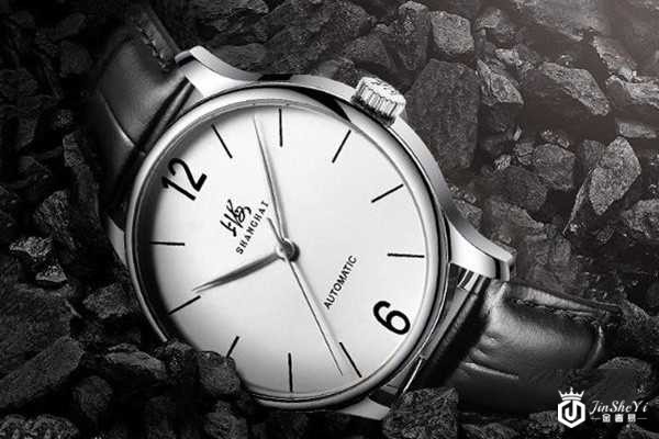 二手老上海简约大三针商务873手表图片