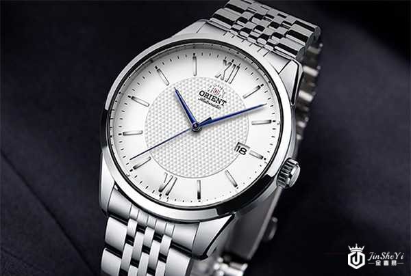 二手东方双狮全自动机械简约休闲商务防水钢带男表