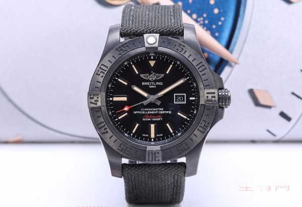 二手百年灵V1731010复仇者系列钛合金日期显示机械手表图