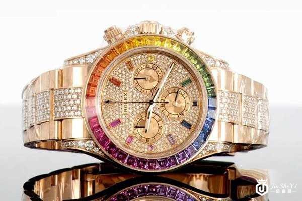 劳力士迪通拿系列116595RBOW彩虹圈手表 劳力士迪通拿系列116595RBOW彩虹圈手表