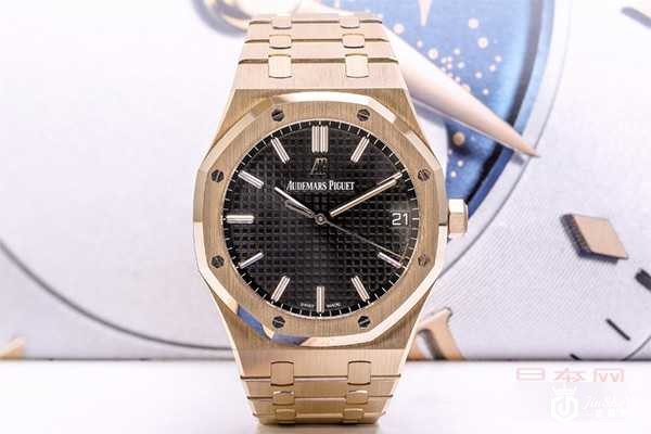 二手爱彼15500OR 皇家橡树系列18k玫瑰金日期显示机械手表图 二手爱彼15500OR 皇家橡树系列18k玫瑰金日期显示机械手表图