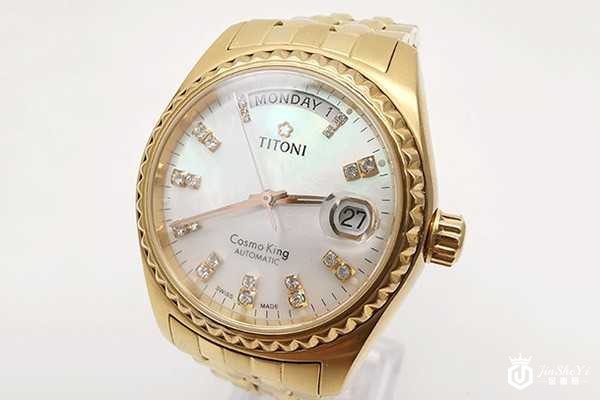 二手梅花宇宙系列787G-309黄金手表图片 二手梅花宇宙系列787G-309黄金手表图片